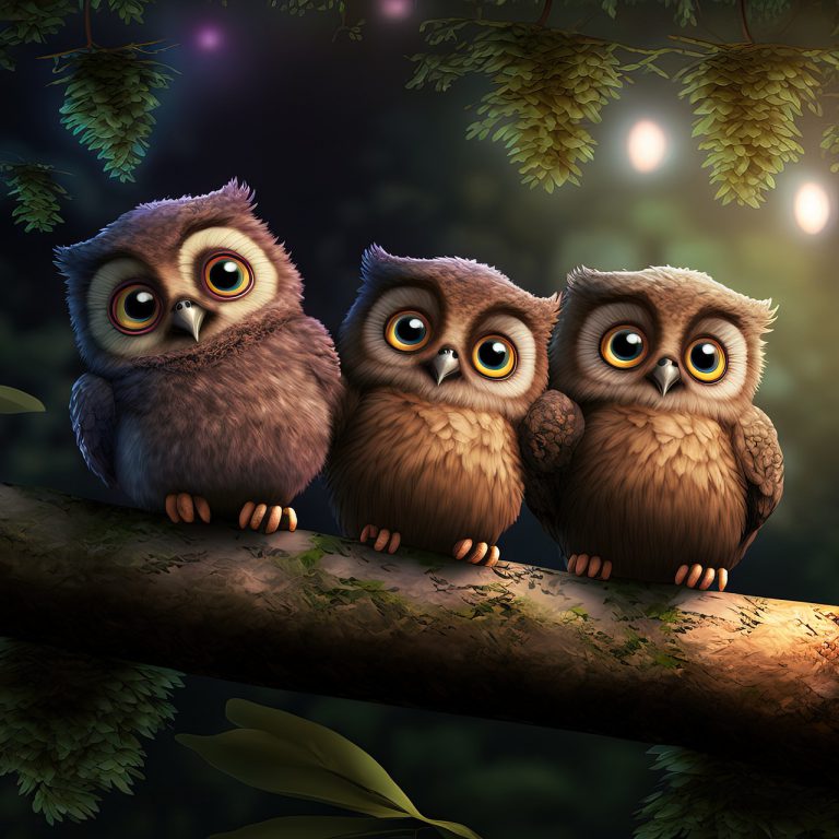 owl, three owls, bird-7610086.jpg